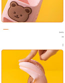 Chinelo de urso unissex