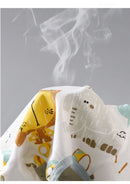 Macacão de Recém-Nascido, Fofo Animado Manga Curta Algodão Fino Para Verão